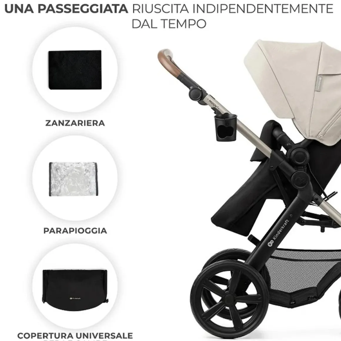 Kinderkraft trio moov 2 moonlight grey