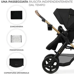 Kinderkraft trio moov 2 pure black