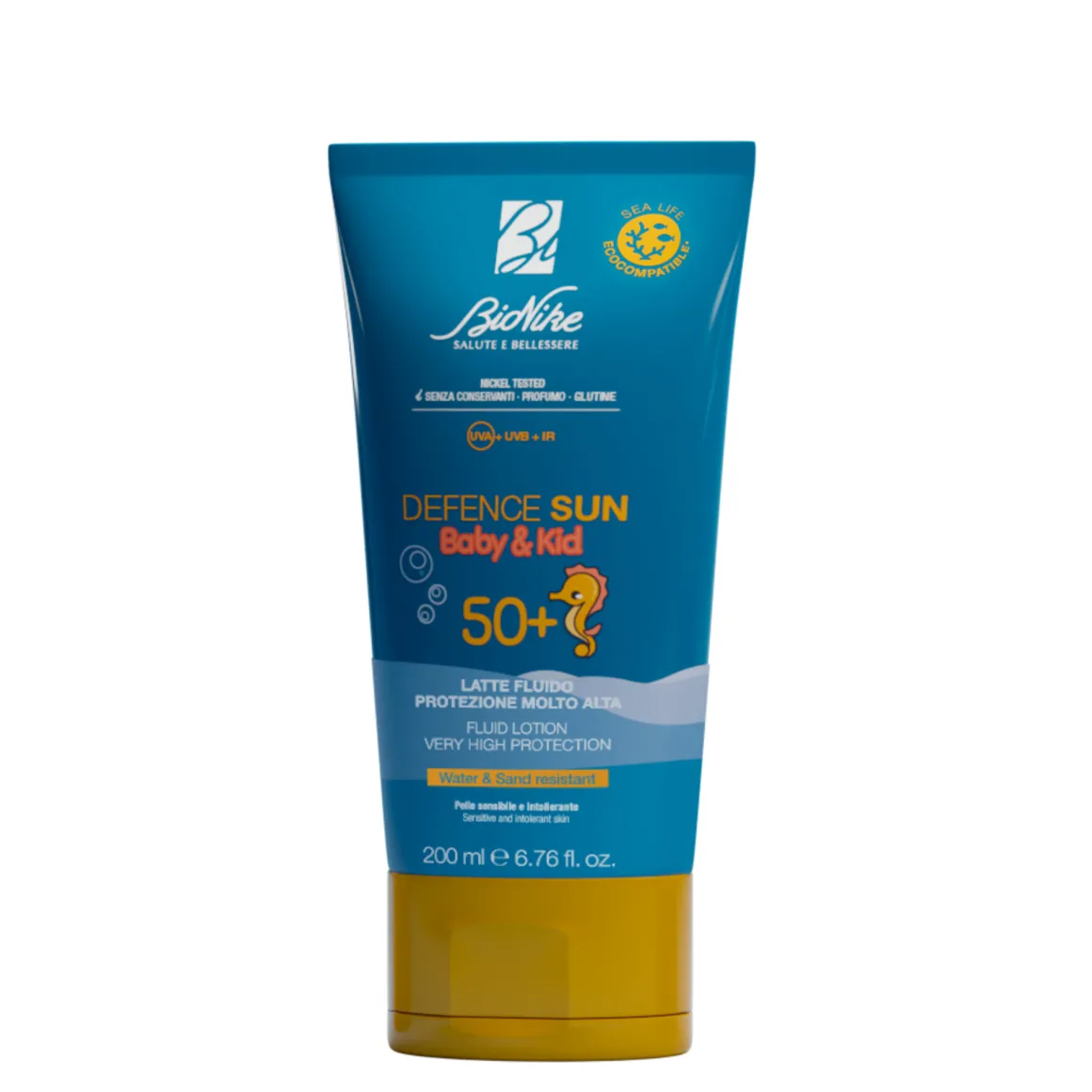 Latte fluido defence sun baby & kid spf50+ – 200ml – bionike