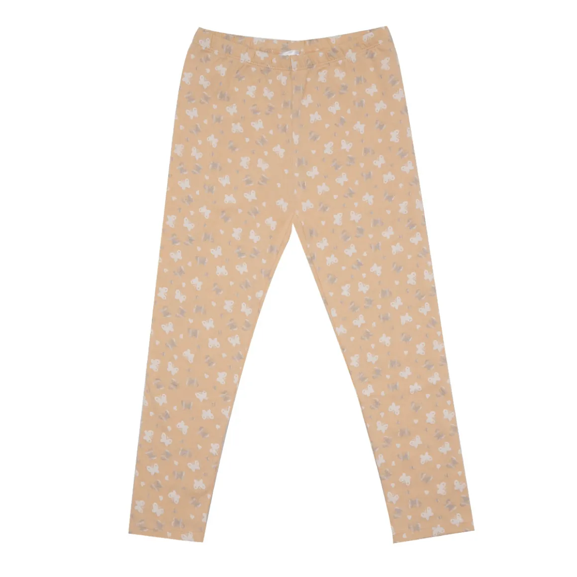 Legging bimba arancione stampato