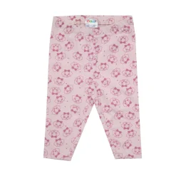 Legging bimba rosa stampato