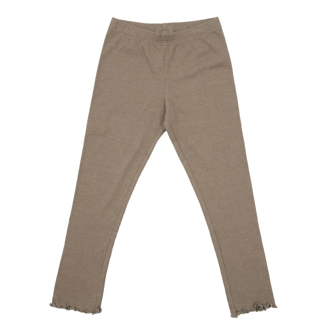 Legging extra sizes bimba costina marrone