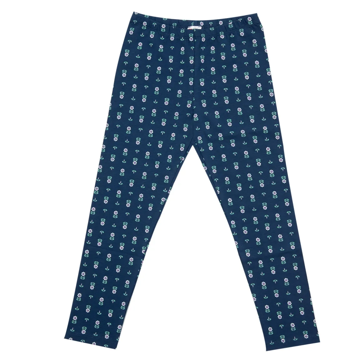 Legging stretch bimba blu