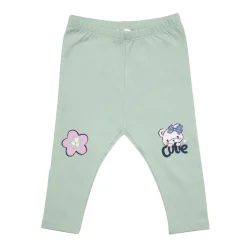 Legging stretch bimba verde