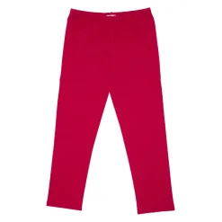 Legging stretch felpato bimba rosso