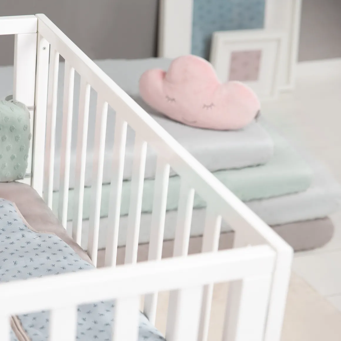 Lenzuolo con angoli 70×140 frosty green – roba