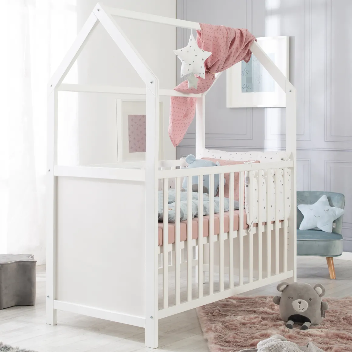 Lenzuolo con angoli 70×140 pink – roba