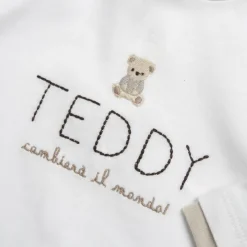 Lupetto panna ricamo teddy – chicco