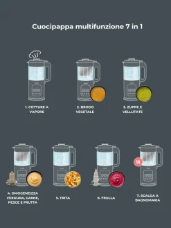 Magic pappa – cuocipappa multifunzione 7 in 1 – nuvita