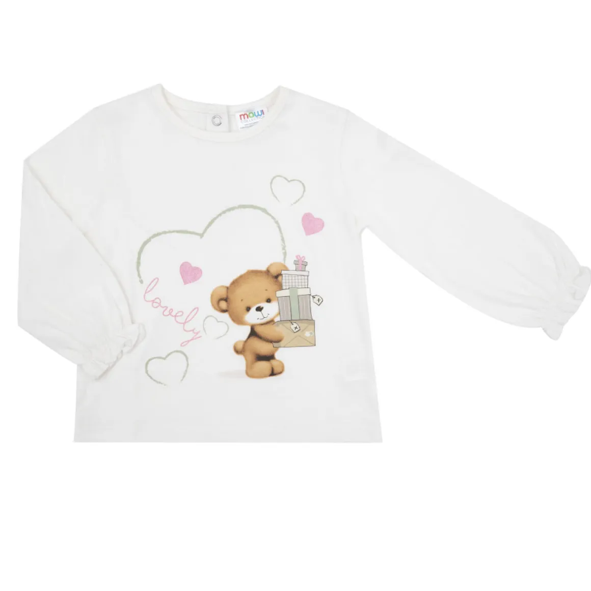 Maglia manica lunga bimba “dolce orsetto”