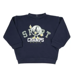 Maglia manica lunga bimbo blu stampata