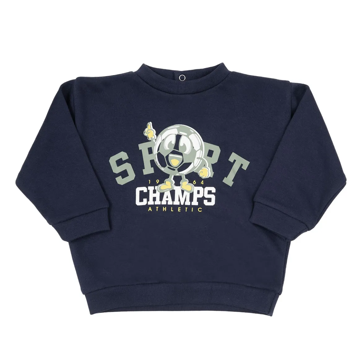 Maglia manica lunga bimbo blu stampata