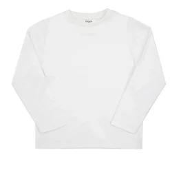Maglia maniche lunghe bimbo bianca