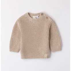 Maglia tricot beige