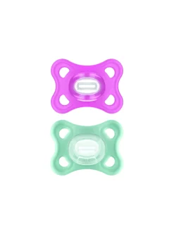 Mam 2 pz succhietti comfort 2-6m silicone, femmina