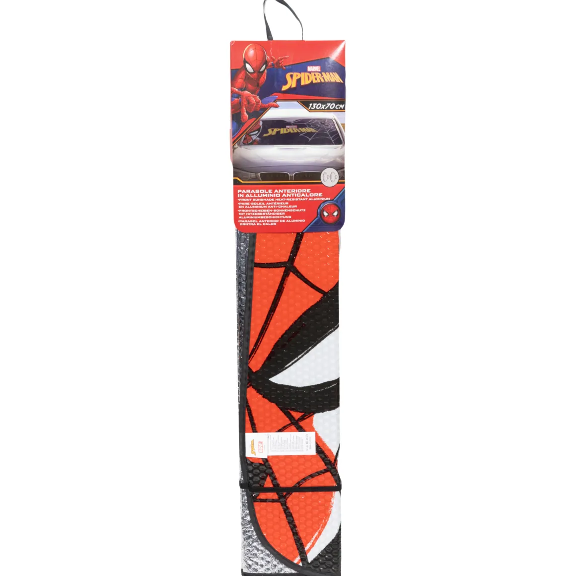 Marvel parasole anteriore spiderman 130×70 cm