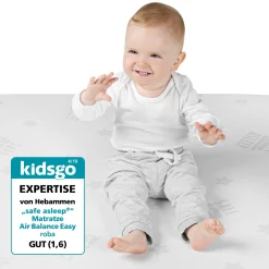 Materasso safe asleep® 70×140 bianco – roba