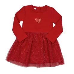 Mawi – abito tricot e tulle con paiettes