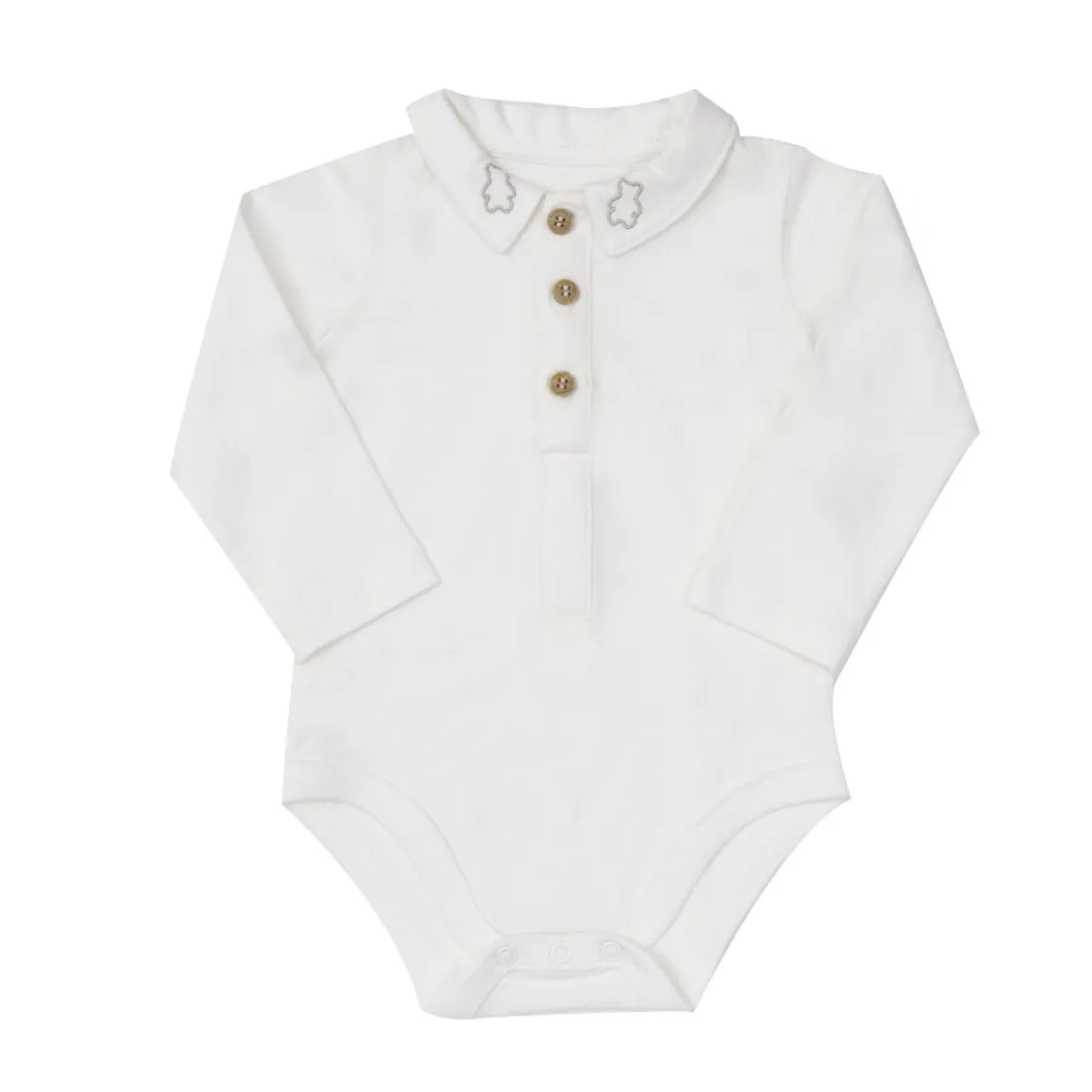 Mawi – body jersey stretch ricamo collo