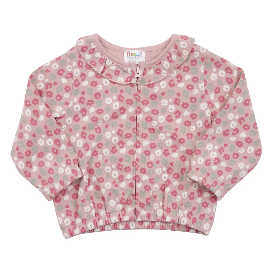 Mawi – cardigan felpa full zipper fantasia