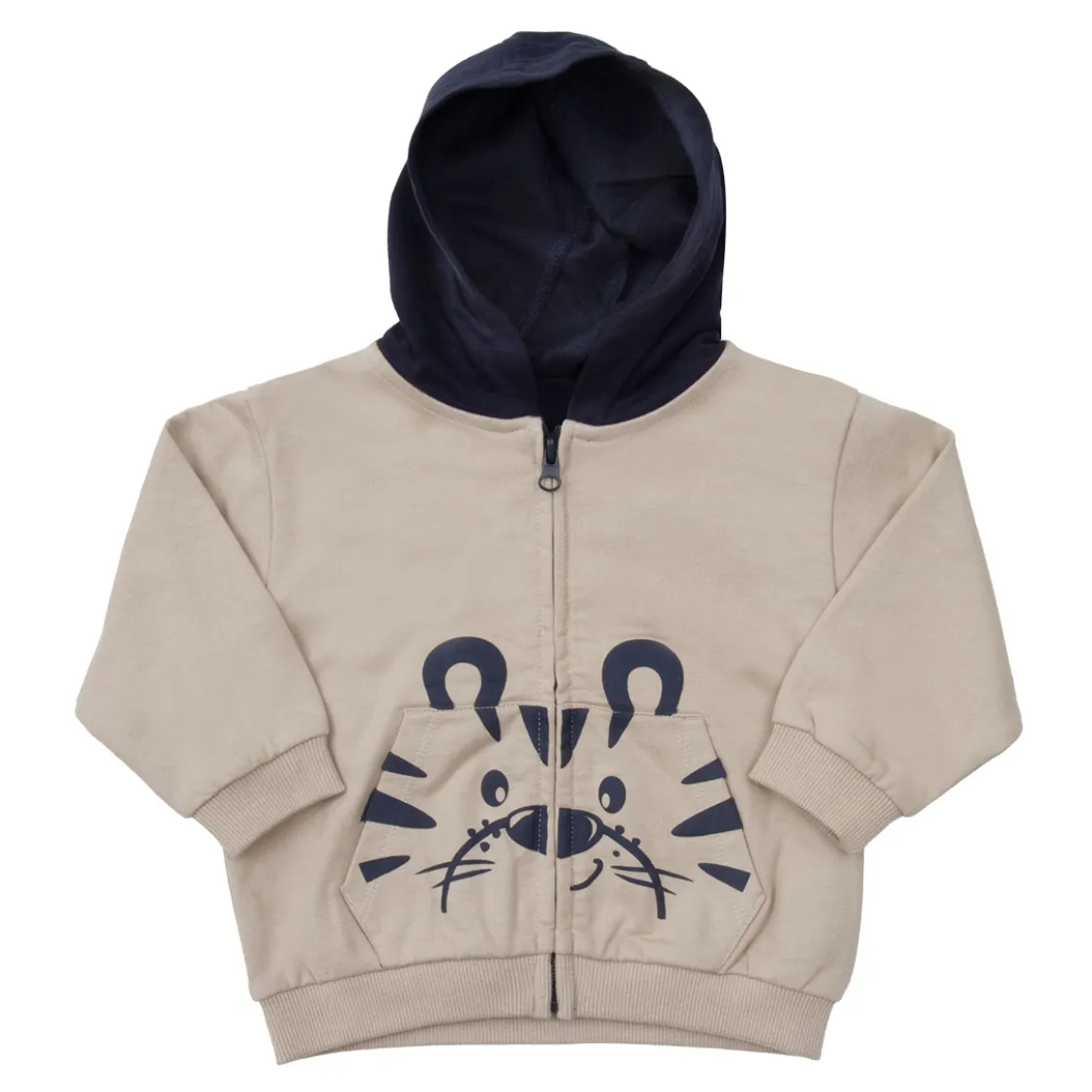 Mawi – cardigan f.t. cappuccio e tasca