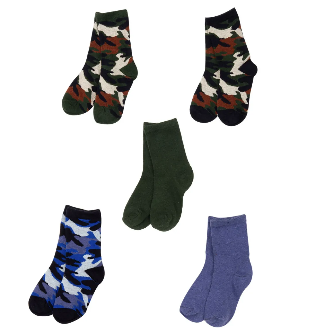 Mawi – gambaletto pack x5 boy camouflage