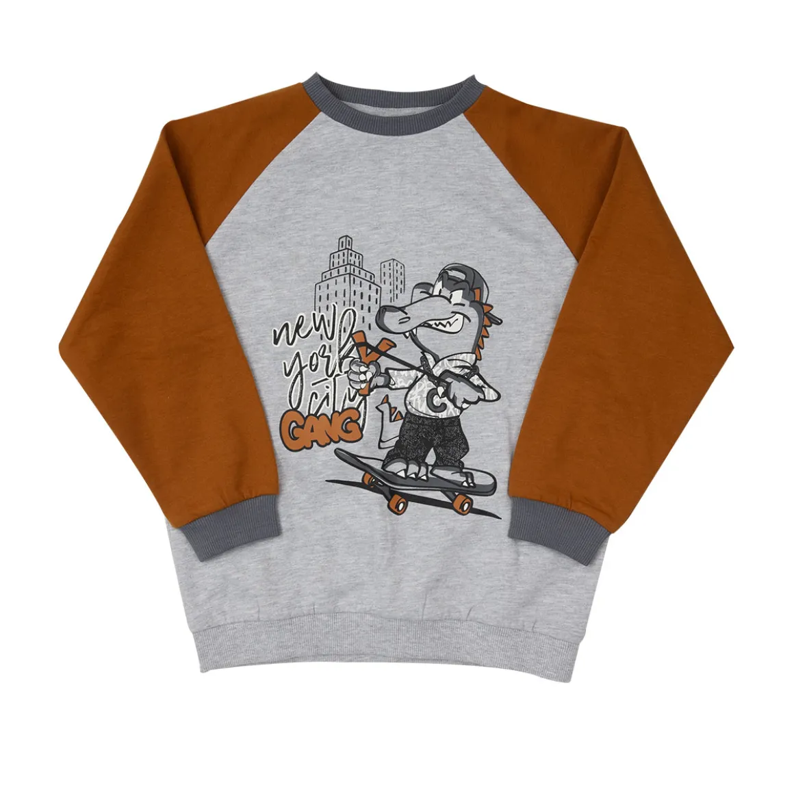 Mawi – maglia felpa raglan c/st