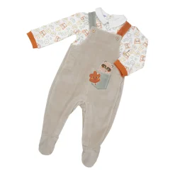 Mawi – salopette ciniglia con top interlock