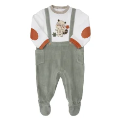 Mawi – tutina ciniglia a coste con bretelle