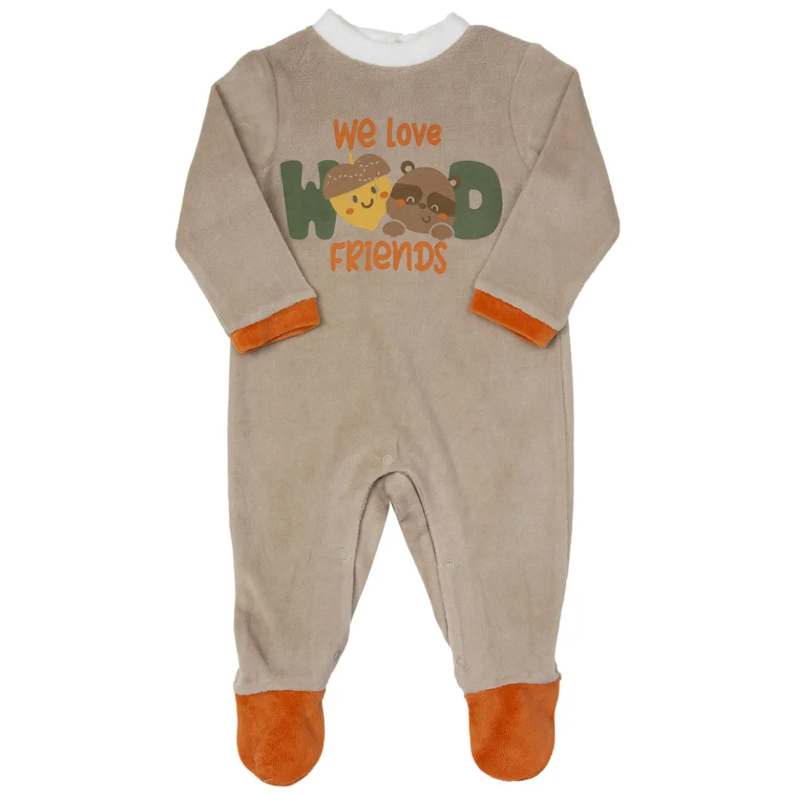 Mawi – tutina ciniglia con stampa wood