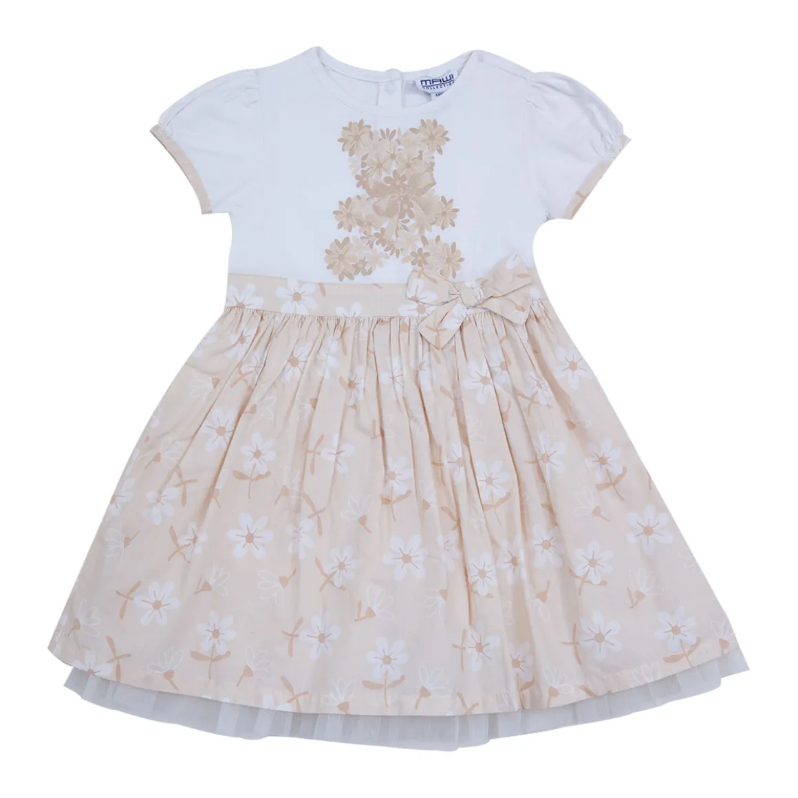 Mawi abito manica corta stampa farfalle