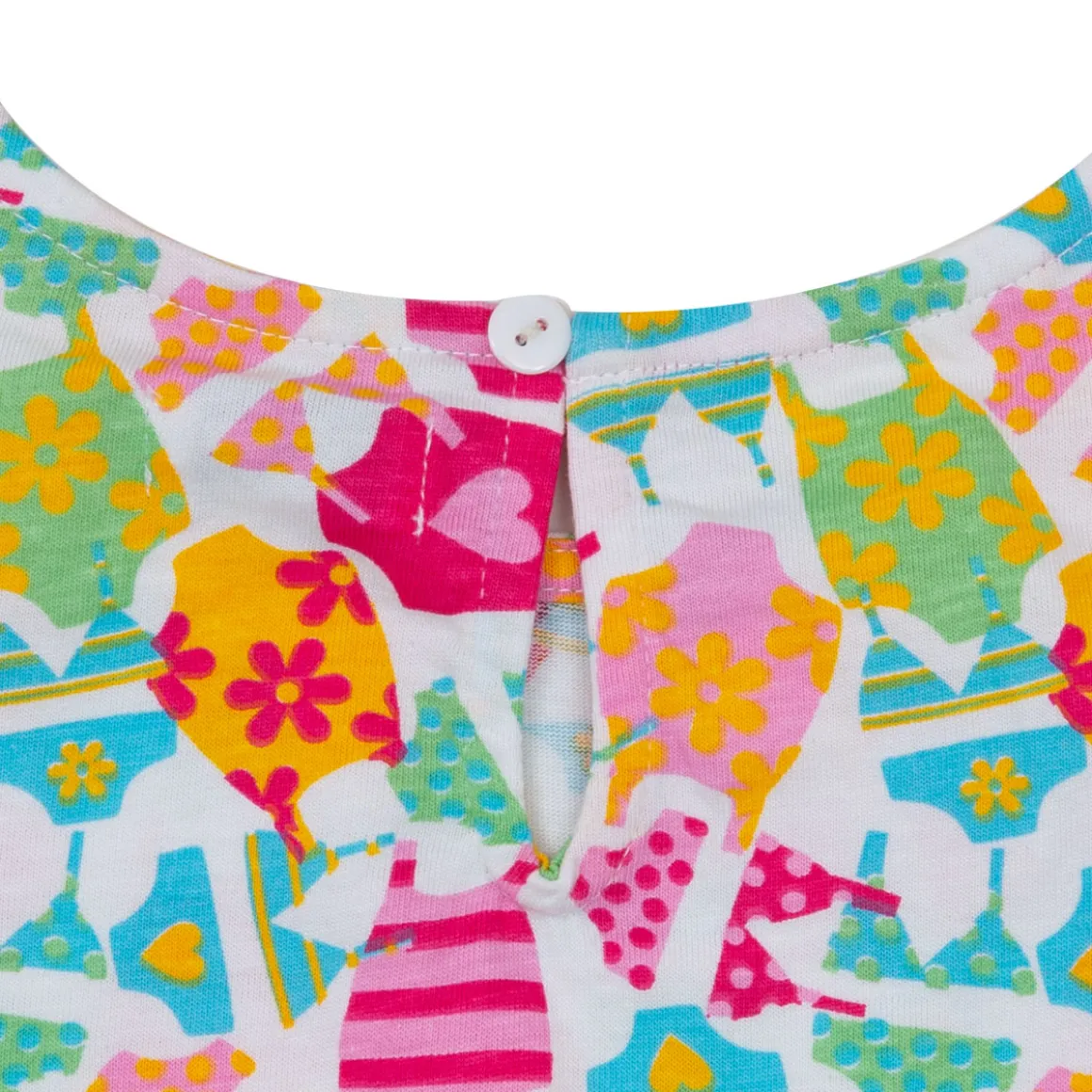 Mawi abito senza maniche stampa cuori