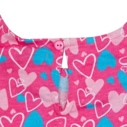 Mawi abito senza maniche stampa cuori