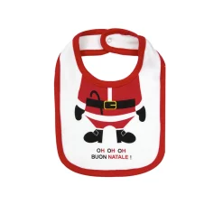 Mawi bavaglini piccoli interlock natale oh oh babbo natale