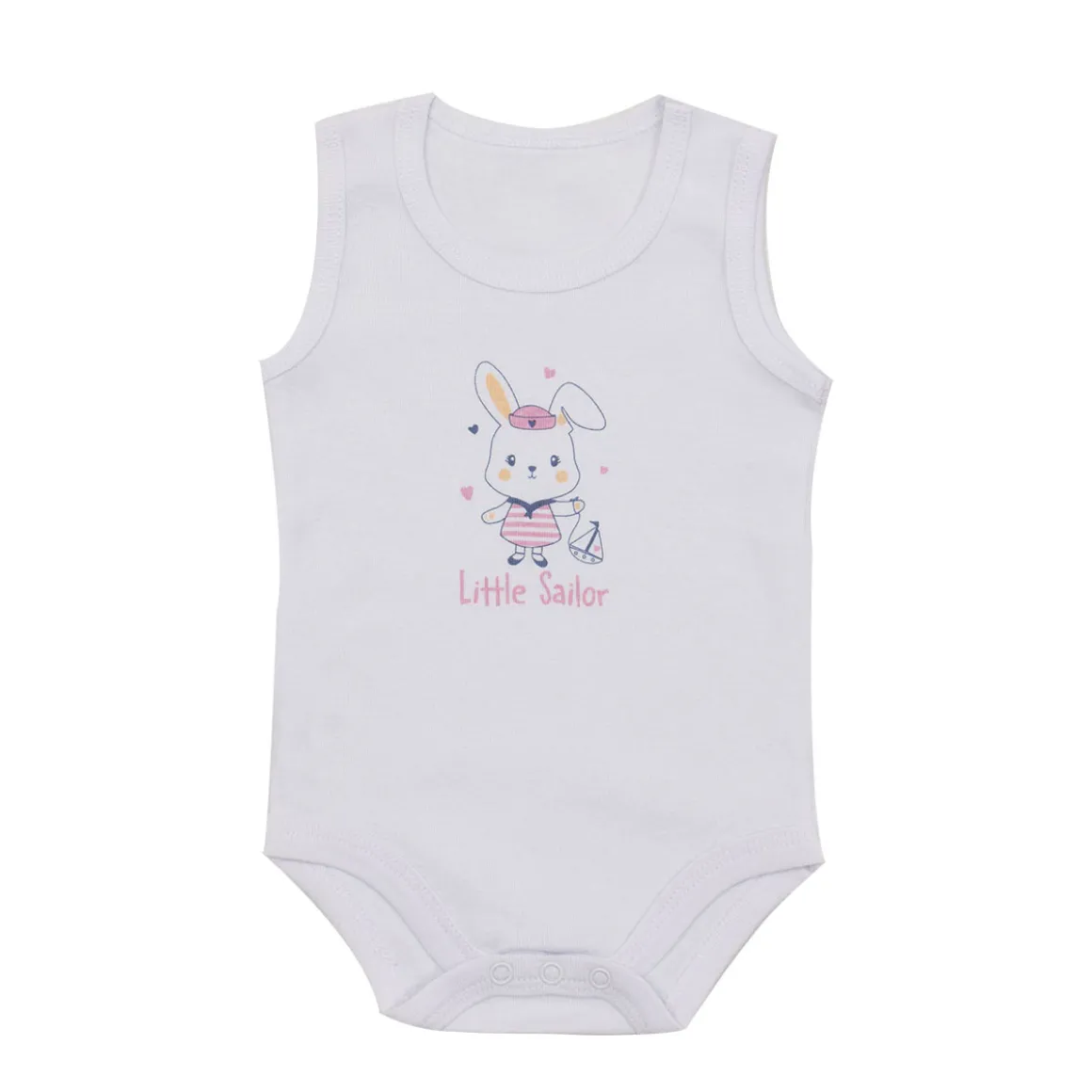 Mawi body canotta costina con stampa