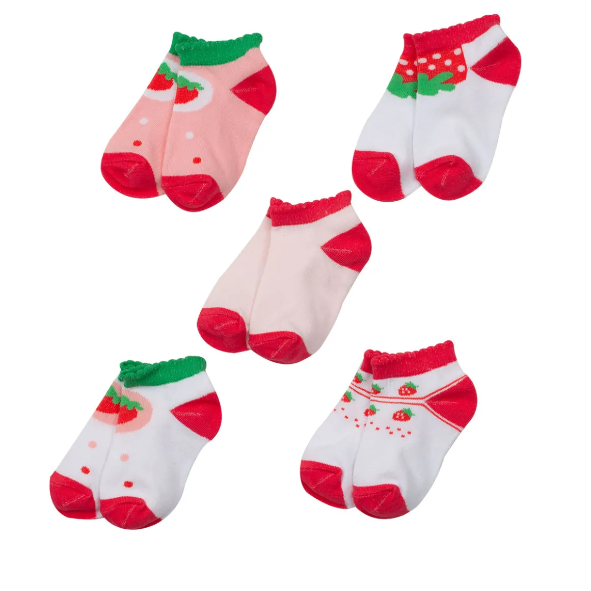 Mawi calza corta pack x5 inside girl frutta