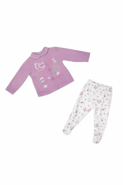 Mawi completo top e ghettina ciniglia con stampa