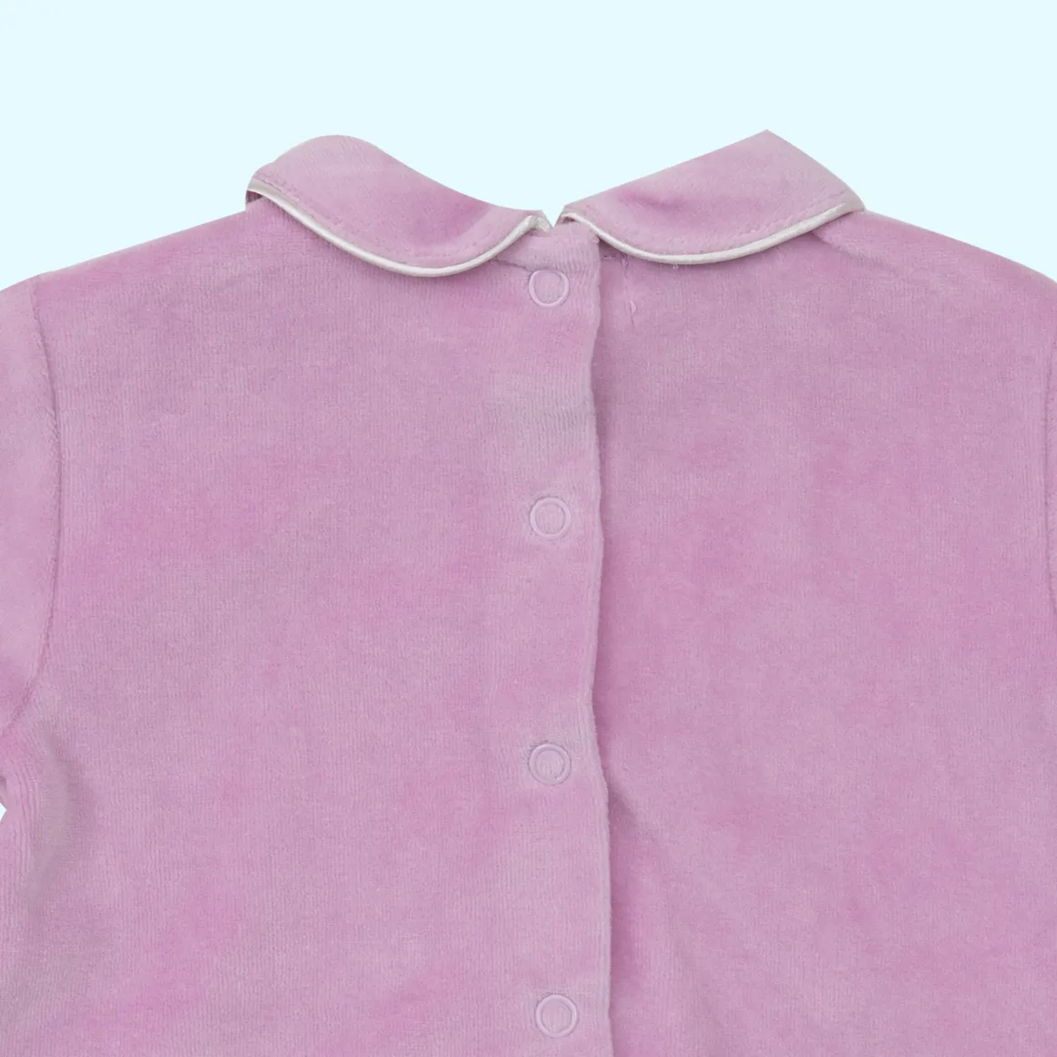 Mawi completo top e ghettina ciniglia con stampa