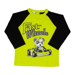 Mawi maglia jer bicol raglan con stampa 9m