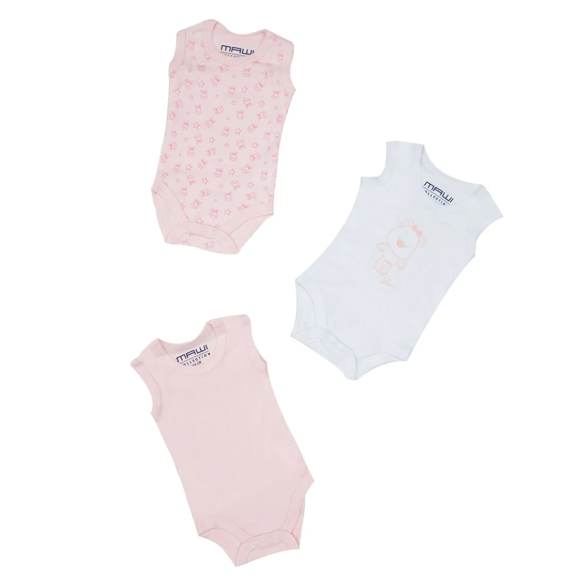 Mawi pack x 3 body a canotta