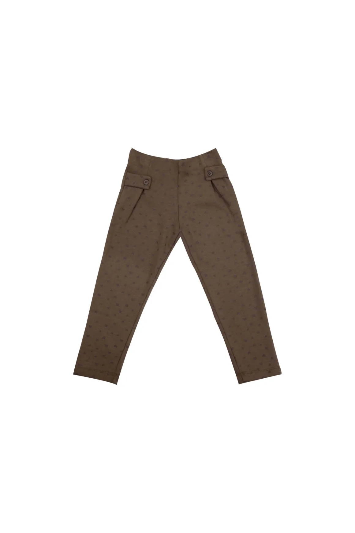 Mawi pantaloni felpa stampa cuori