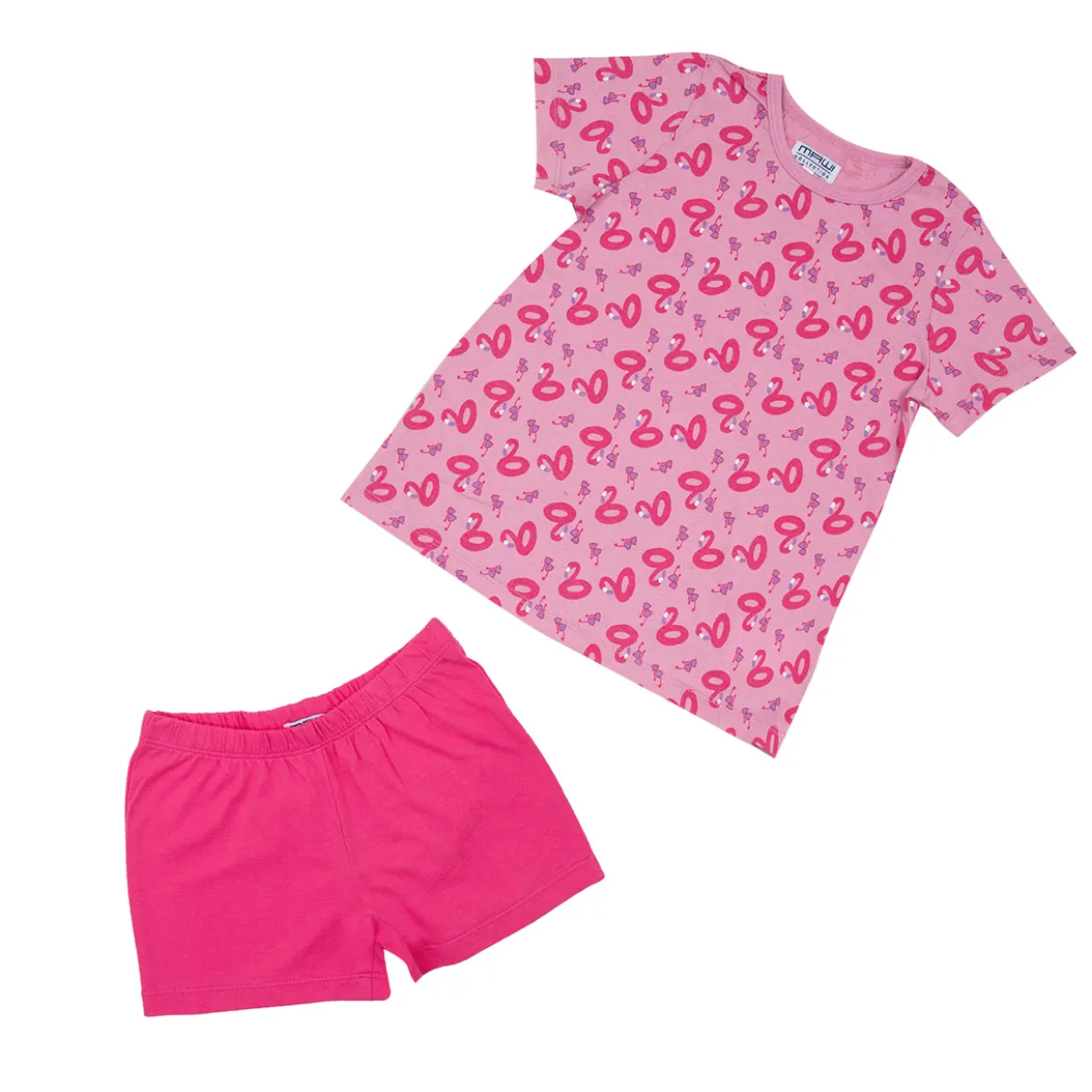 Mawi pigiama 2 pezzi fuzia fenicotteri