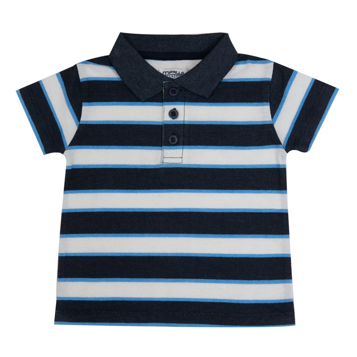 Mawi polo manica corta c/righettee