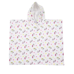 Mawi poncho spugna concappuccio