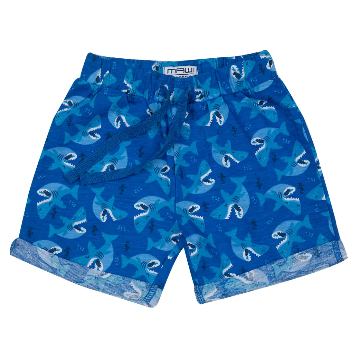 Mawi short stampa squali