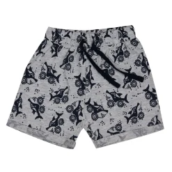 Mawi short stampa squali