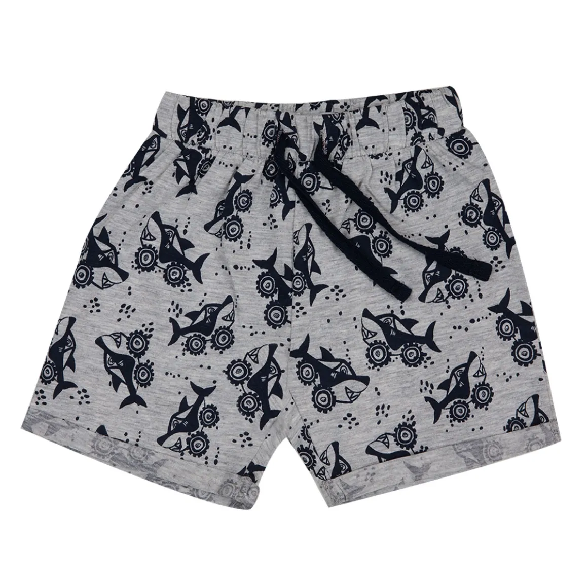 Mawi short stampa squali