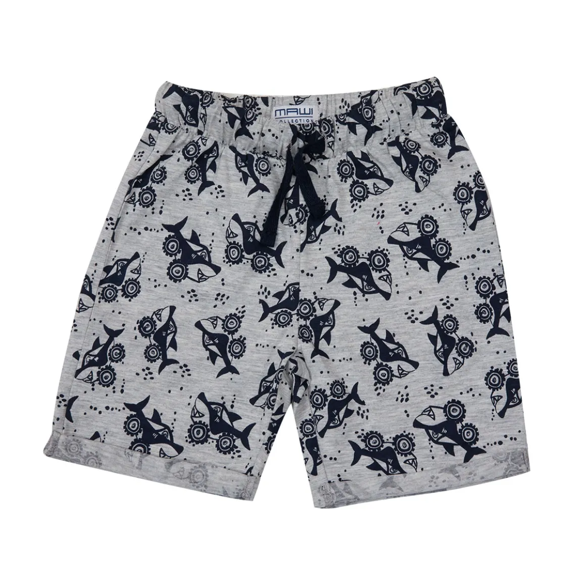 Mawi short stampa squali