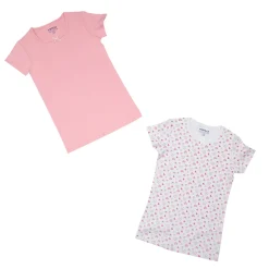 Mawi t-shirt mm x2 caldo cot cuori oeko