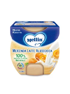 Mellin – merenda latte albicocca 2×100 gr